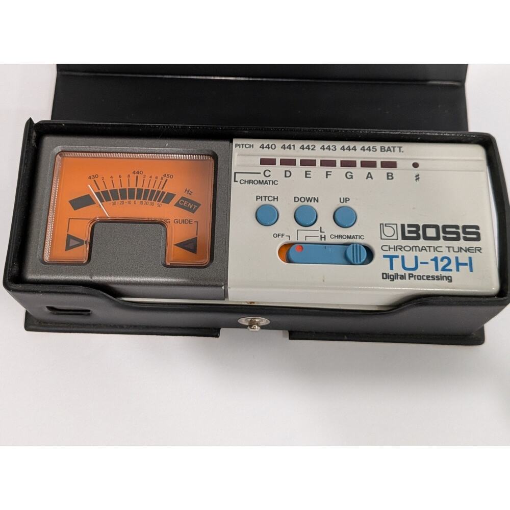 Boss TU-12H Chromatic Tuner With Case Powers On but Untested